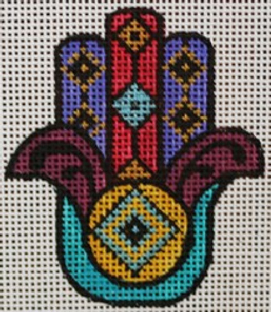 R1114 MINI HAMSA 3.25 x 3.75 13 Mesh Robbyn's Nest Designs