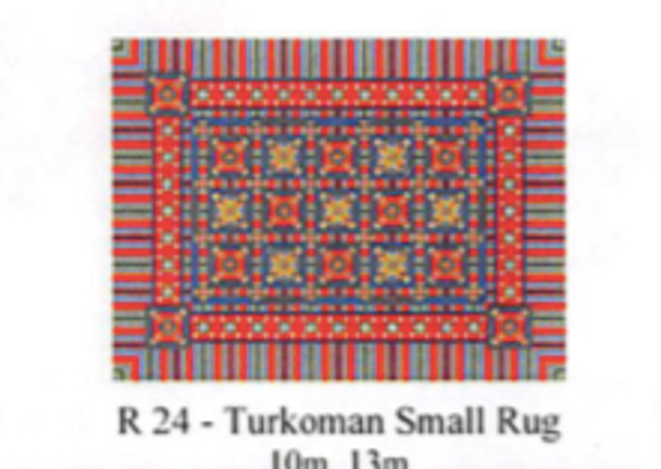 R24 Turkoman Small Rug 13 Mesh CanvasWorks