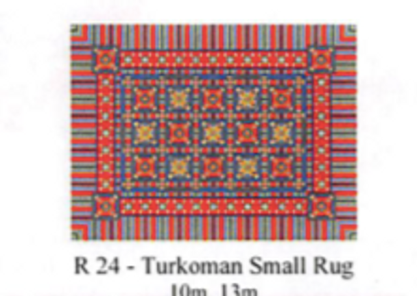 R24 Turkoman Small Rug 10 Mesh CanvasWorks