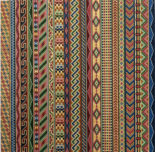 PO11 Original - Anatolian Stripes  17 x 17 13 Mesh CanvasWorks