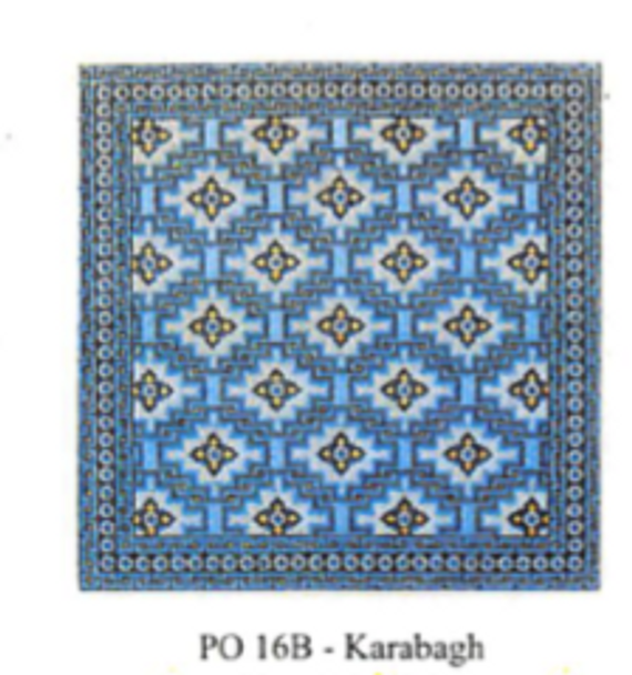 PO16B Karabagh 13.5 X 13 5 13 Mesh CanvasWorks