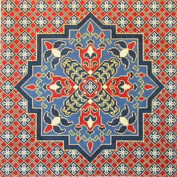 PO24A Persian Medallion 15x 15 13 Mesh CanvasWorks