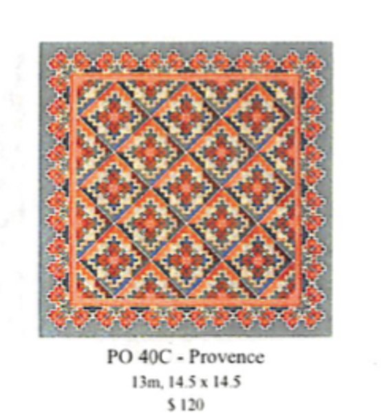 PO40C Provence 14 5 X 14.5 13 Mesh CanvasWorks