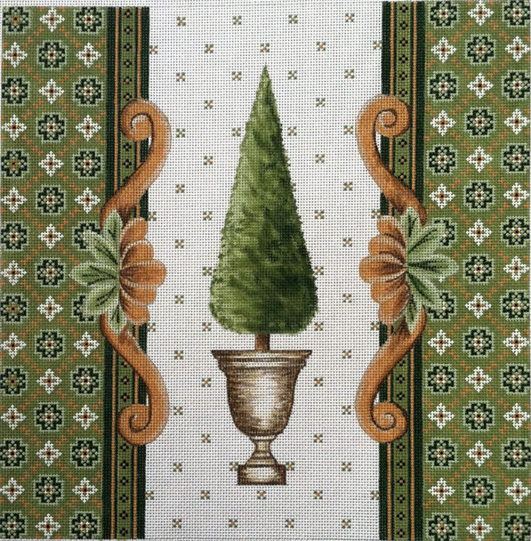 PO49A Topiary Cone 14 x 14 13 Mesh CanvasWorks