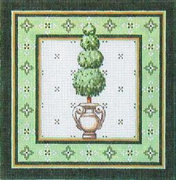 PO49C Insert Topiary Four 8.5 x 8.5 13 Mesh CanvasWorks