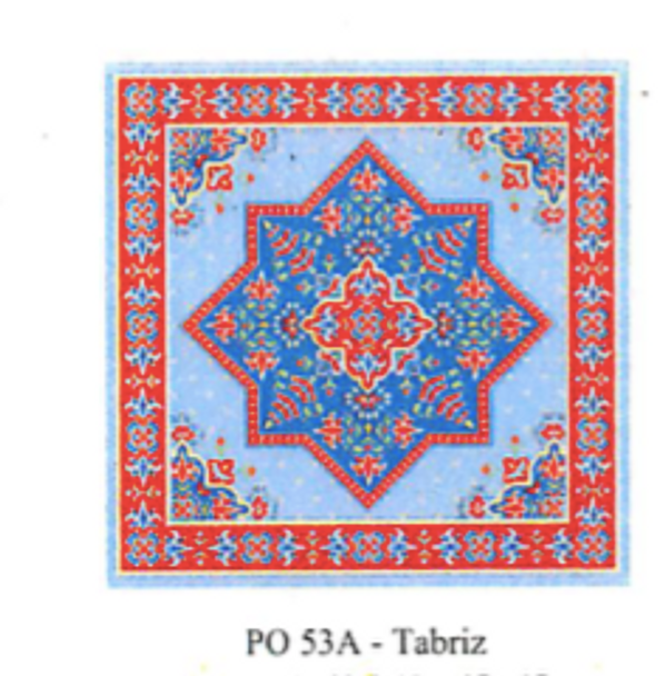 PO53A Tabriz 17 x 17 18 Mesh CanvasWorks