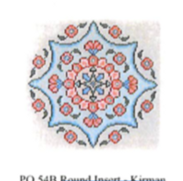 PO54B Round Insert - Kirman , 7" diameter 13 Mesh CanvasWorks