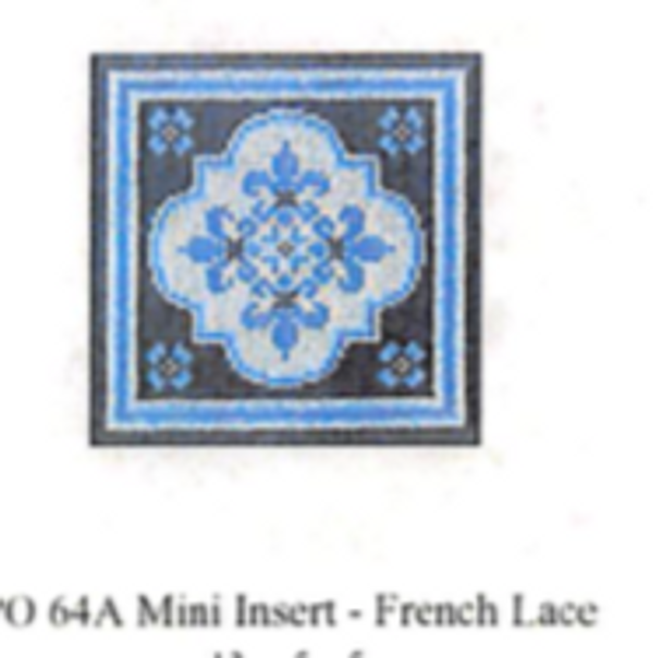 PO64A Mini Insert French Lace 5 x 5   13 Mesh CanvasWorks