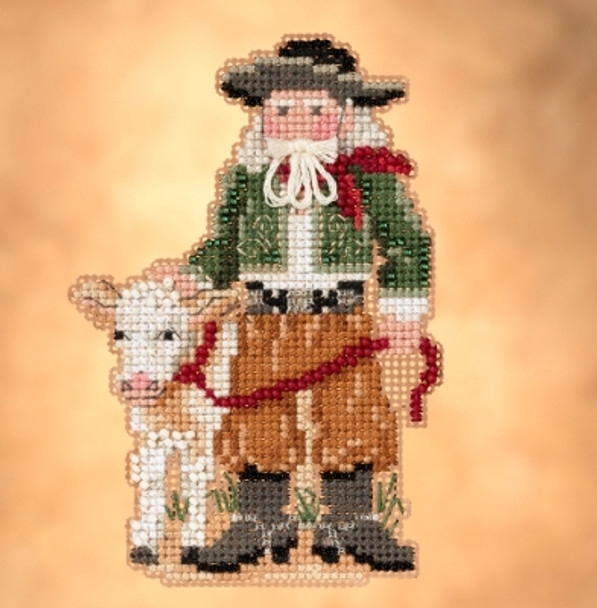 MH201931 Mill Hill Santa Ornament Kit Pampas - (2019) South American Santa