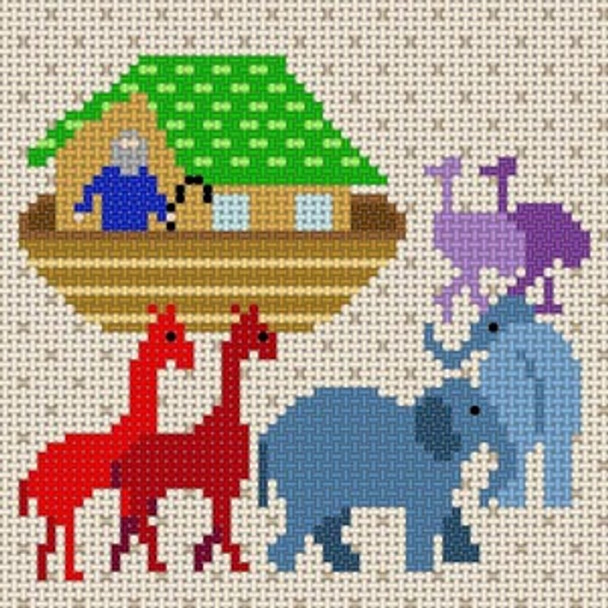 X-159 Noah's Ark 13 Mesh 5x5 Treglown Designs