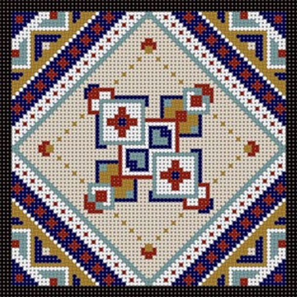 X-209 Ethnic Pattern #3 13 Mesh 6x6 Treglown Designs