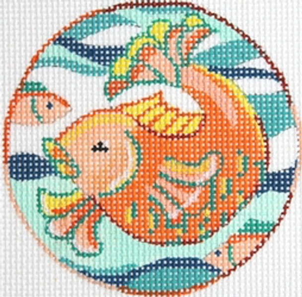 KL402 FISH -- Christ's Blessing 3" diameter 13 Mesh KAMALA