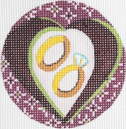 KL407 HEART  --  True Love 3" diameter 13 Mesh KAMALA