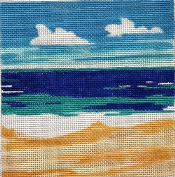 KL1100 BEACH FRONT LANDSCAPE      5 x 5  18 Mesh KAMALA