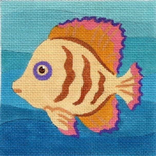 714 GOLD FISH 5 x 5 18 Mesh DESIGNS by Florence Schiavo