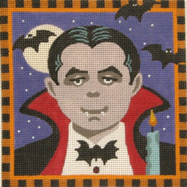 811 Count Dracula  5 x 5 18 Mesh DESIGNS by Florence Schiavo