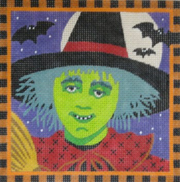 812 The Happy Witch 5 x 5 18 Mesh DESIGNS by Florence Schiavo