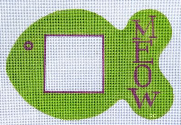 HO779 MEOW FRAME 4 x 6, 18 Mesh Raymond Crawford Designs