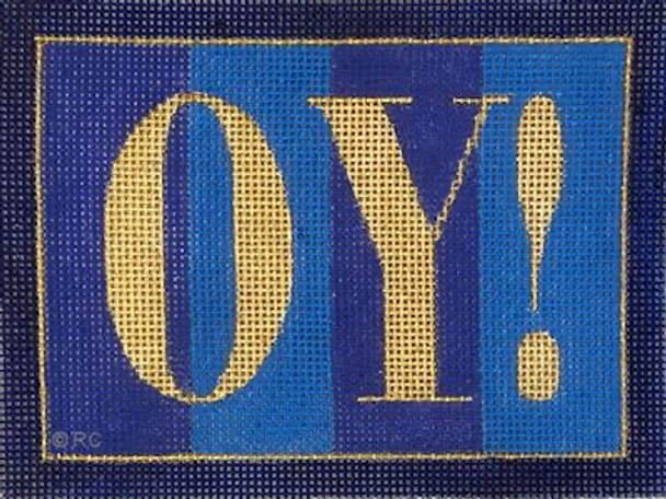 HO1966 OY! 3.75 x 5.0, 18 Mesh Raymond Crawford Designs