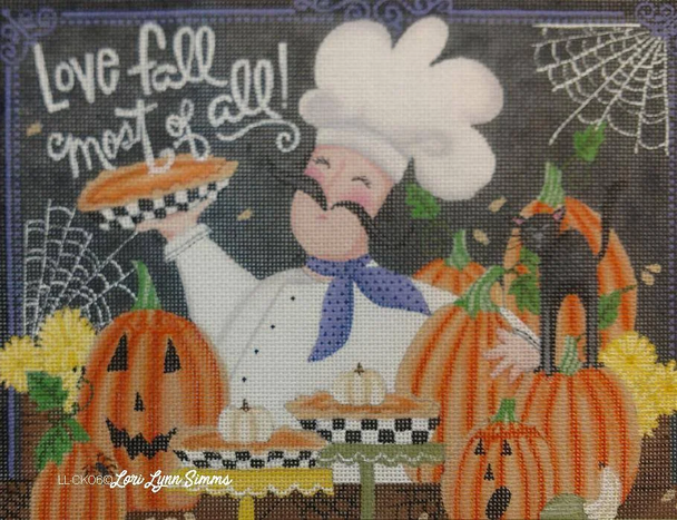 LLCK06 Love Fall Most 9 x 7.5 18 Mesh LoriLynn Simms