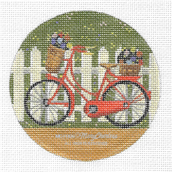MCFR06 Fairy Bicycle 4” Round 18 Mesh Mary E. Charles