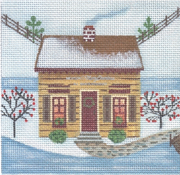 MCFS04 Winter Bed & Breakfast 5 x 5 18 Mesh Mary E. Charles