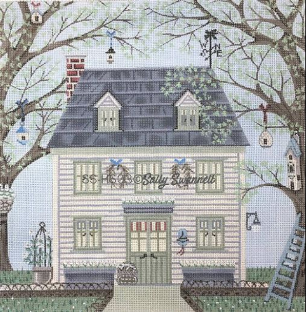 SS-HS03 Country House 10x10 18 Mesh Sally Swannell