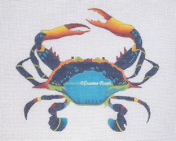 SN-BH04A Crab 6.5x5.5 13  Mesh Suzanne Nicoll