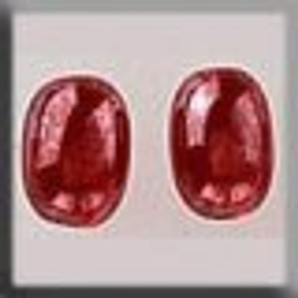 12256 Mill Hill Glass Treasure Olive Bead Red Luster