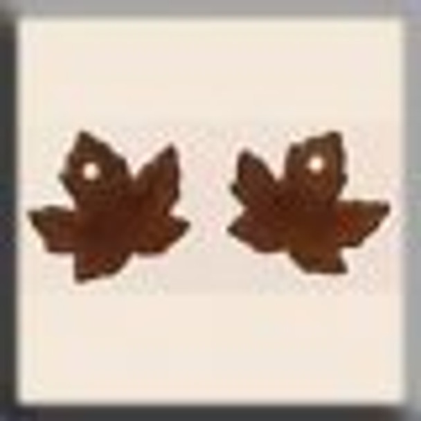 12201 Mill Hill Glass Treasure Maple Leaf Matte Autumn Topaz