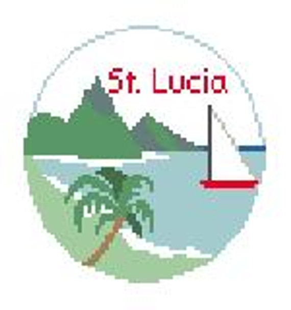 BT851 St. Lucia 4" Diameter 18 Mesh Kathy Schenkel Designs