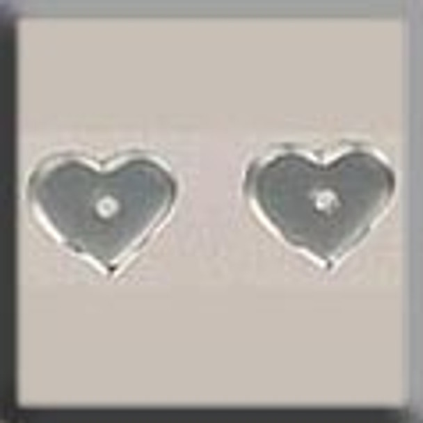 12234 Mill Hill Glass Treasure Very Petite Flat Heart Matte Crystal