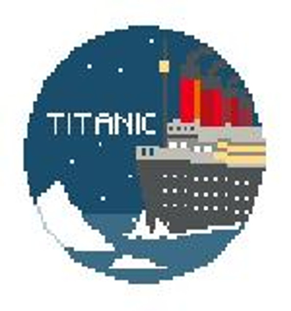 BT797 Titanic 4" diameter 18 Mesh Kathy Schenkel Designs