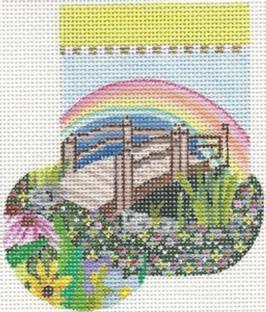 ab460 Rainbow Bridge Mini Sock 4 x 3 / 8 x 7 18 Mesh  A. Bradley