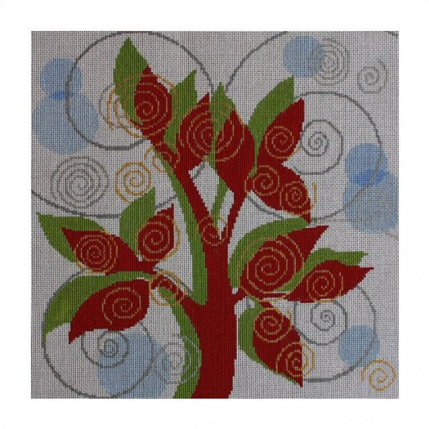 DH3825 Swirling Leaves	10 x 10"   18 ct. Elements Designs 