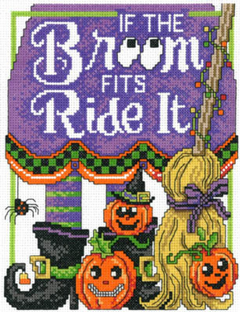 Ride The Broom 94w x 122hy Imaginating 19-2030