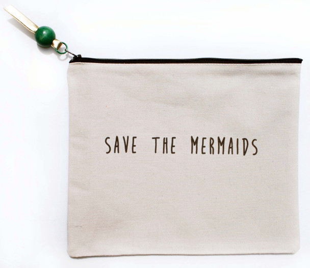 CBK7 Save the Mermaids CBK Canvas Tote Bag