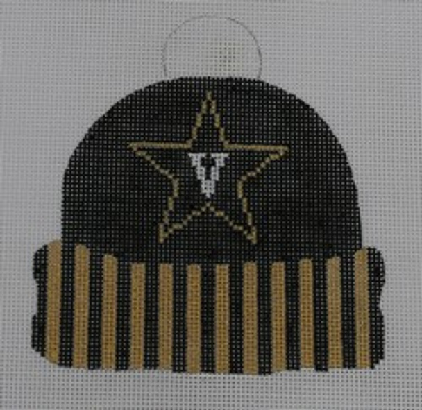 CC114 Vanderbilt Cap 4.25 x 4.5 18 Mesh Kristine Kingston Needlepoint Designs