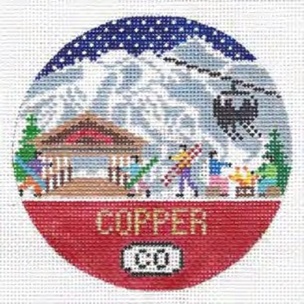 Copper Colorado 4.25 x 4.25 18 Mesh Doolittle Stitchery R138