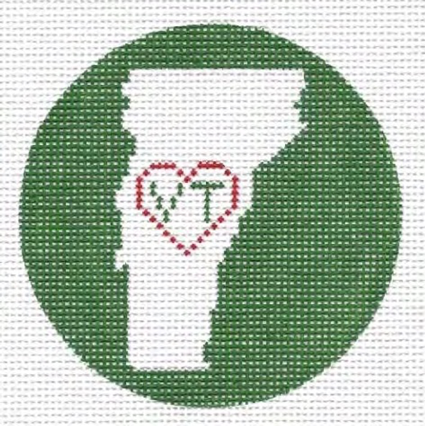 Vermont  4.25" x 4.25" 18 Mesh Doolittle Stitchery R123