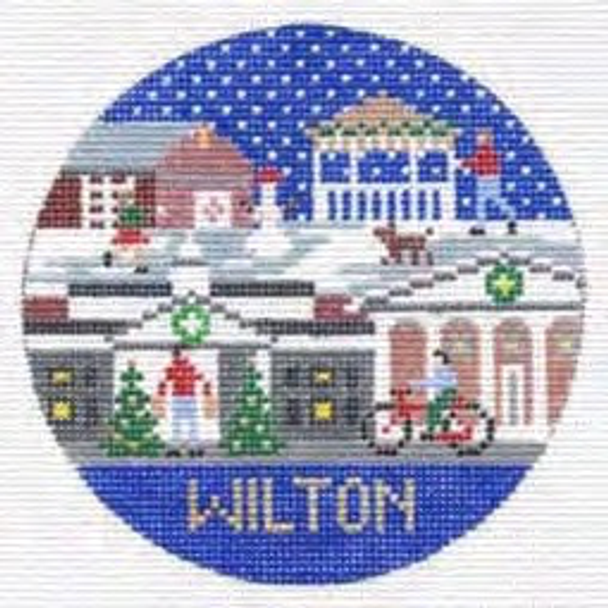 Wilton Connecticut 4.25 x 4.25 18 Mesh Doolittle Stitchery R331