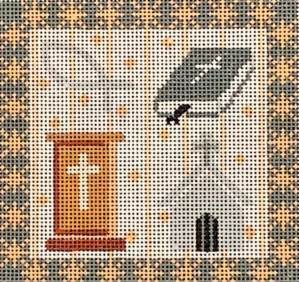 CH-483 Clergy Square 4" x 4"  18 Mesh CH Designs