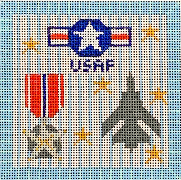 CH-554 USAF Square 4" x 4"  18 Mesh CH Designs