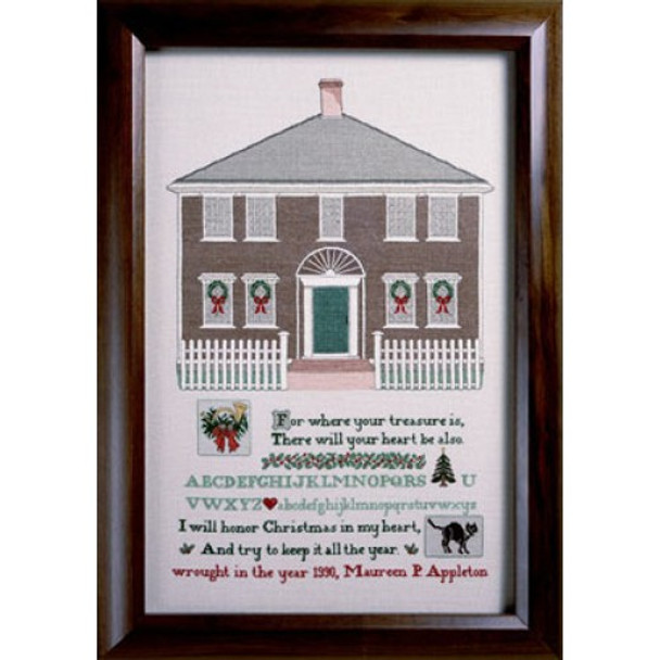 Kit 26 “Storrowton Village, MA.  Sampler Series III” The Gilbert Homestead ~ 1794 West Springfield The Heart's Content