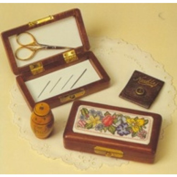 Kit 37“Wildflowers Needlenest”  (no longer includes wooden needle case)	 The Heart's Content