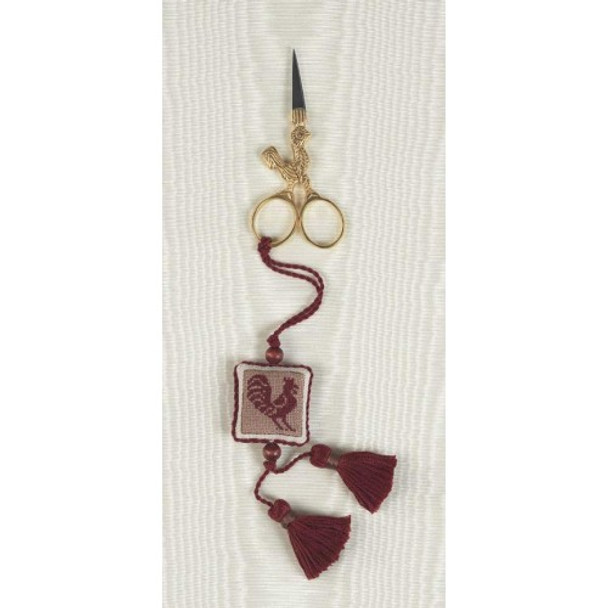 Kit 90 “Rooster Scissors Fob” The Heart's Content