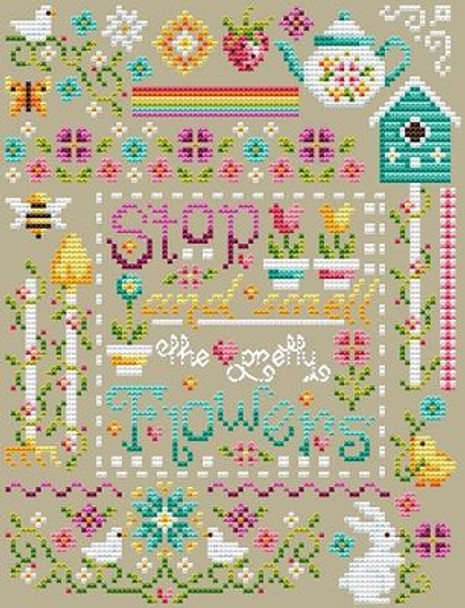 Pretty Flowers Sampler  Shannon Christine SCD-PFS