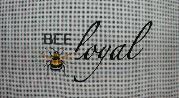 AC631 Bee loyal canvas cut 20x15 13 Mesh Colors of Praise