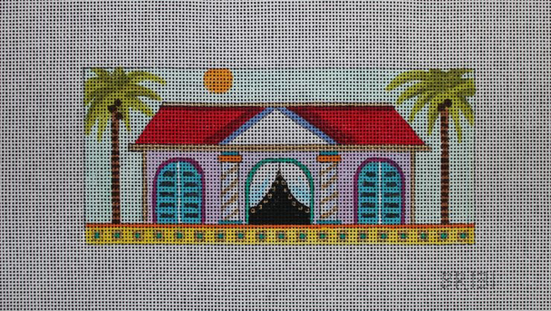 8 1/2  x 4 BR Insert BR131 House 8.5 x 4  13 Mesh Colors of Praise