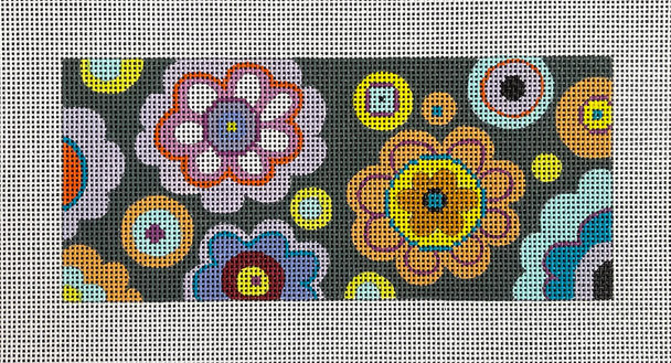 8 1/2  x 4 BR Insert BR132 Whimsy floral 8.5 x 4  13 Mesh Colors of Praise